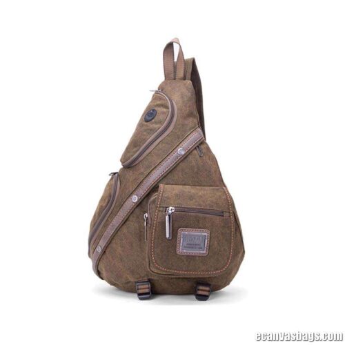 Large Canvas Chest Bag